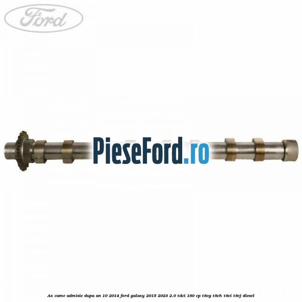 Ax came admisie dupa an 10/2014 Ford Galaxy 2015-2023 2.0 TDCi 180 cp T8CG, T8CH, T8CI, T8CJ diesel