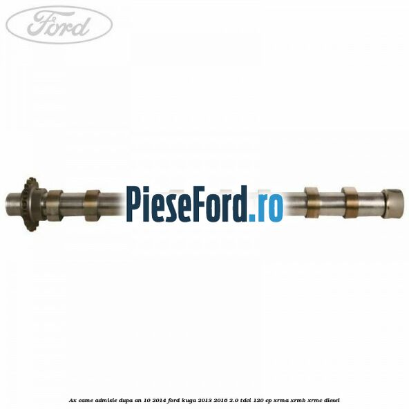 Ax came admisie dupa an 10/2014 Ford Kuga 2013-2016 2.0 TDCi 120 cp XRMA, XRMB, XRMC diesel