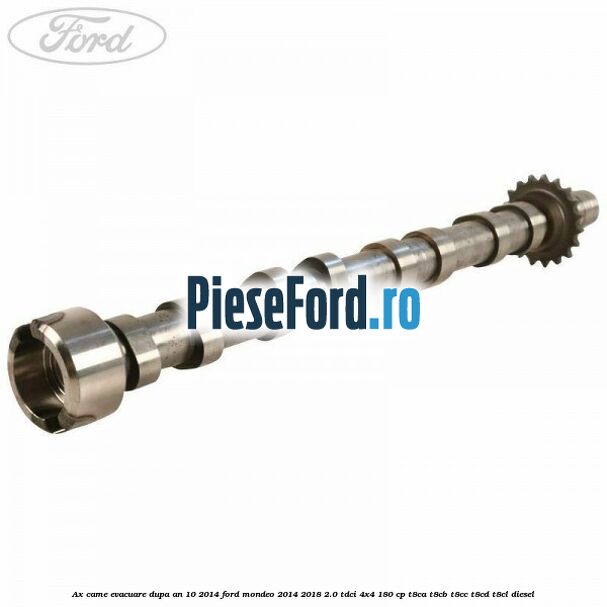 Ax came evacuare dupa an 10/2014 Ford Mondeo 2014-2018 2.0 TDCi 4x4 180 cp