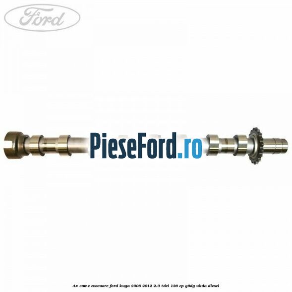 Ax came evacuare Ford Kuga 2008-2012 2.0 TDCi 136 cp G6DG, UKDA diesel