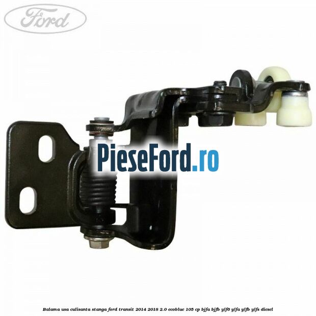 Balama usa culisanta stanga Ford Transit 2014-2018 2.0 EcoBlue 105 cp Balama usa culisanta stanga Ford Transit 2014-2018 2.0 EcoBlue 105 cp BJFA, BJFB, YLF6, YLFA, YLFB, YLFS diesel