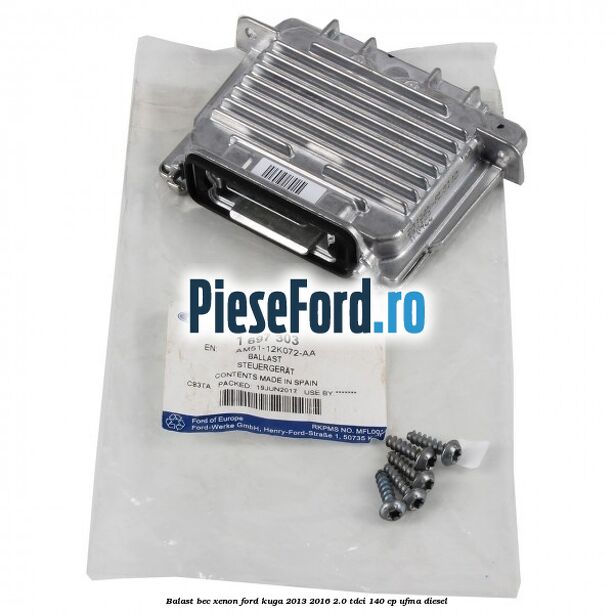 Balast bec xenon Ford Kuga 2013-2016 2.0 TDCi 140 cp UFMA diesel