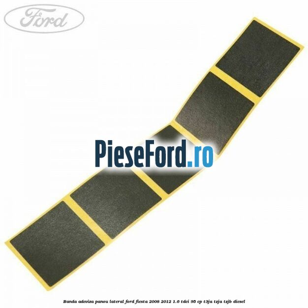 Banda adeviza panou lateral Ford Fiesta 2008-2012 1.6 TDCi 95 cp T3JA, TZJA, TZJB diesel