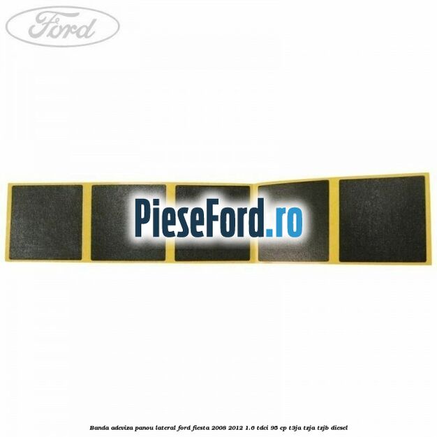 Banda adeviza panou lateral Ford Fiesta 2008-2012 1.6 TDCi 95 cp T3JA, TZJA, TZJB diesel