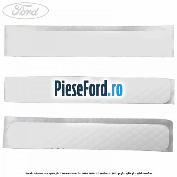 Banda adeziva usa spate Ford Tourneo Courier 2014-2018 1.0 EcoBoost 100 cp SFCA, SFCB, SFCC, SFCD benzina