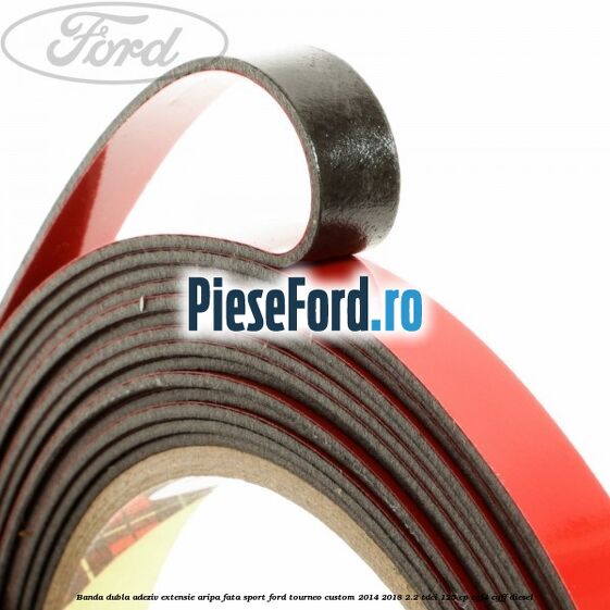 Banda dubla adeziv extensie aripa fata sport Ford Tourneo Custom 2014-2018 2.2 TDCi 125 cp CYF4, CYFF diesel
