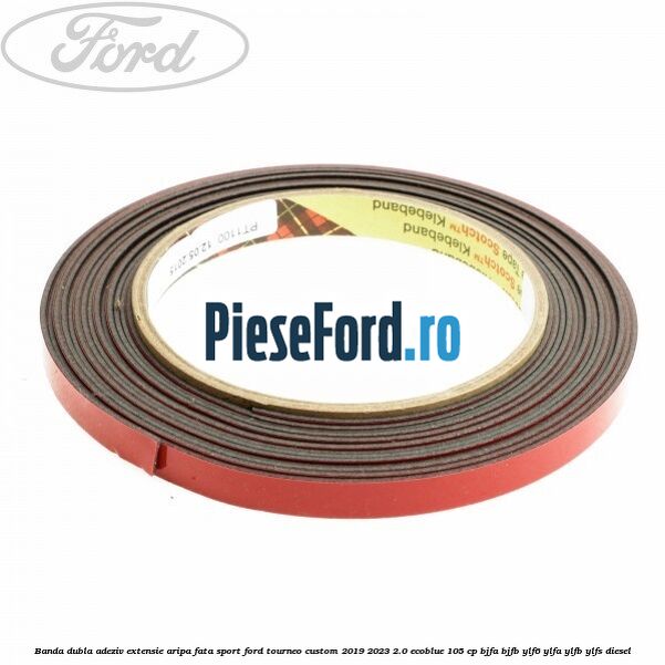 Banda dubla adeziv extensie aripa fata sport Ford Tourneo Custom 2019-2023 2.0 EcoBlue 105 cp BJFA, BJFB, YLF6, YLFA, YLFB, YLFS diesel