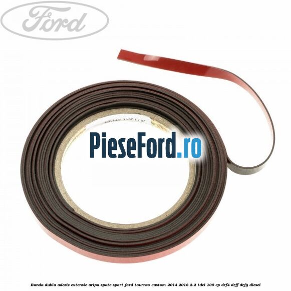 Banda dubla adeziv extensie aripa spate sport Ford Tourneo Custom 2014-2018 2.2 TDCi 100 cp DRF4, DRFF, DRFG diesel