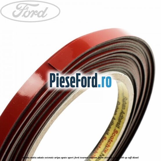 Banda dubla adeziv extensie aripa spate sport Ford Tourneo Custom 2014-2018 2.2 TDCi 155 cp CVFF diesel