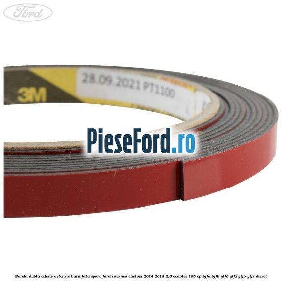 Banda dubla adeziv extensie bara fata sport Ford Tourneo Custom 2014-2018 2.0 EcoBlue 105 cp BJFA, BJFB, YLF6, YLFA, YLFB, YLFS diesel