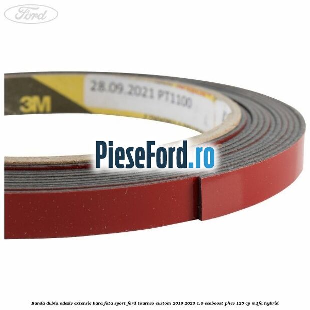 Banda dubla adeziv extensie bara fata sport Ford Tourneo Custom 2019-2023 1.0 EcoBoost PHEV 125 cp M1FA Hybrid