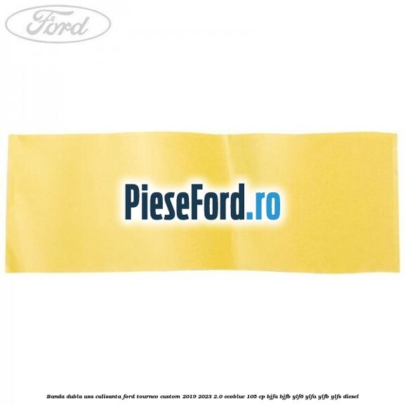Banda dubla usa culisanta Ford Tourneo Custom 2019-2023 2.0 EcoBlue 105 cp BJFA, BJFB, YLF6, YLFA, YLFB, YLFS diesel