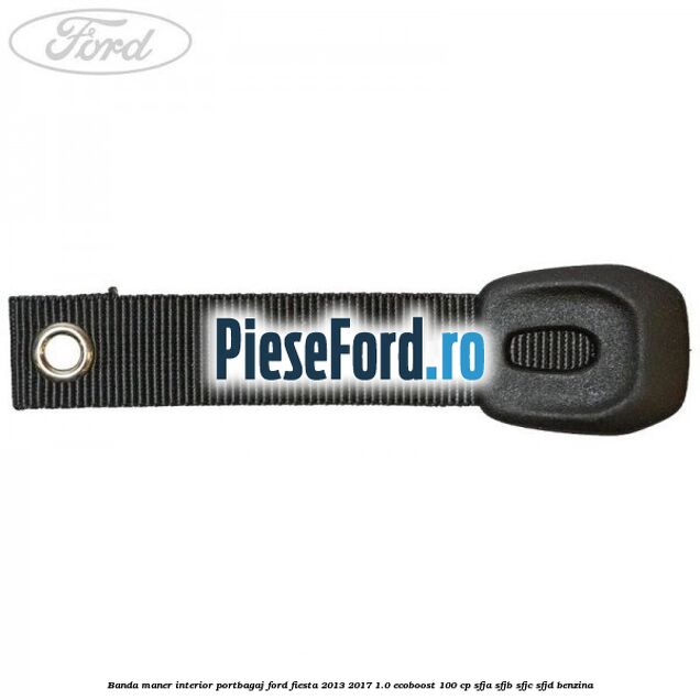 Banda maner interior portbagaj Ford Fiesta 2013-2017 1.0 EcoBoost 100 cp Banda maner interior portbagaj Ford Fiesta 2013-2017 1.0 EcoBoost 100 cp SFJA, SFJB, SFJC, SFJD benzina