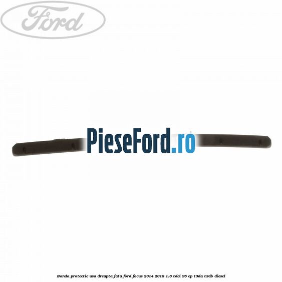Banda protectie usa dreapta fata Ford Focus 2014-2018 1.6 TDCi 95 cp T3DA, T3DB diesel