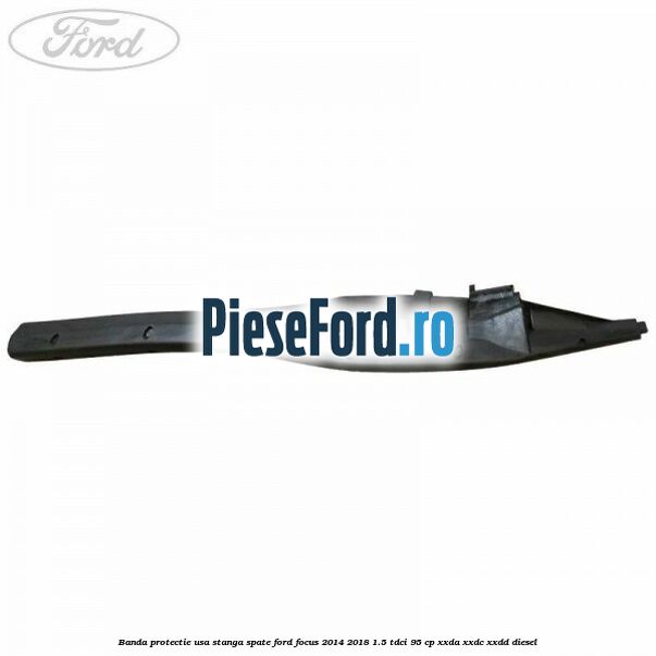 Banda protectie usa stanga spate Ford Focus 2014-2018 1.5 TDCi 95 cp XXDA, XXDC, XXDD diesel