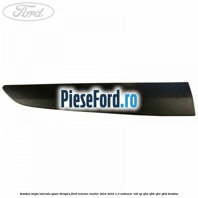 Bandou aripa laterala spate dreapta Ford Tourneo Courier 2014-2018 1.0 EcoBoost 100 cp SFCA, SFCB, SFCC, SFCD benzina