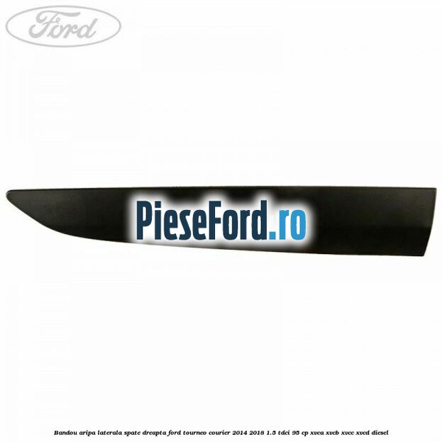Bandou aripa laterala spate dreapta Ford Tourneo Courier 2014-2018 1.5 TDCi 95 cp XVCA, XVCB, XVCC, XVCD diesel