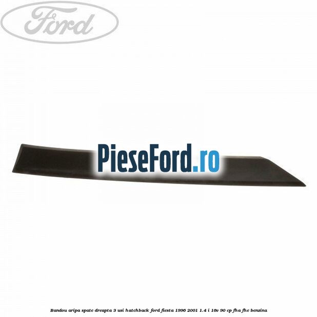 Bandou aripa spate dreapta 3 usi hatchback Ford Fiesta 1996-2001 1.4 i 16V 90 cp FHA, FHE benzina