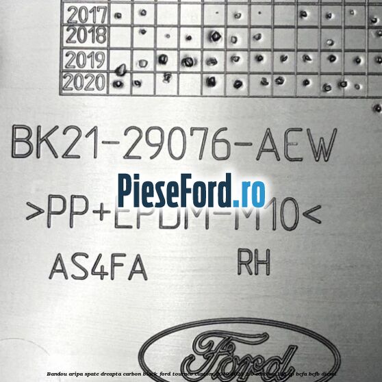 Bandou aripa spate dreapta carbon black Ford Tourneo Custom 2019-2023 2.0 EcoBlue 185 cp BCFA, BCFB diesel