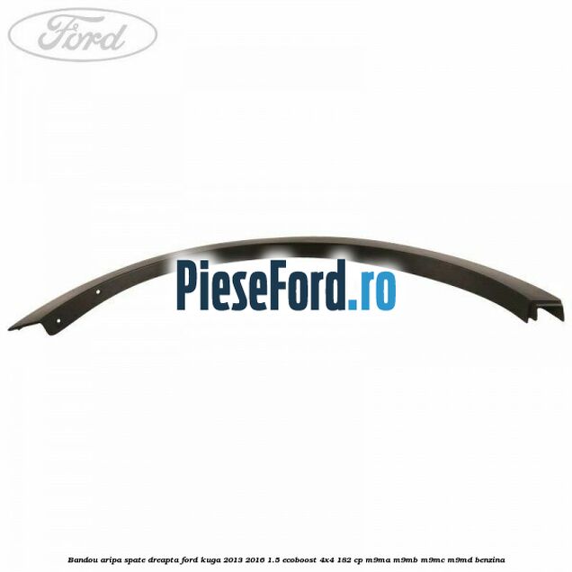 Bandou aripa spate dreapta Ford Kuga 2013-2016 1.5 EcoBoost 4x4 182 cp M9MA, M9MB, M9MC, M9MD benzina