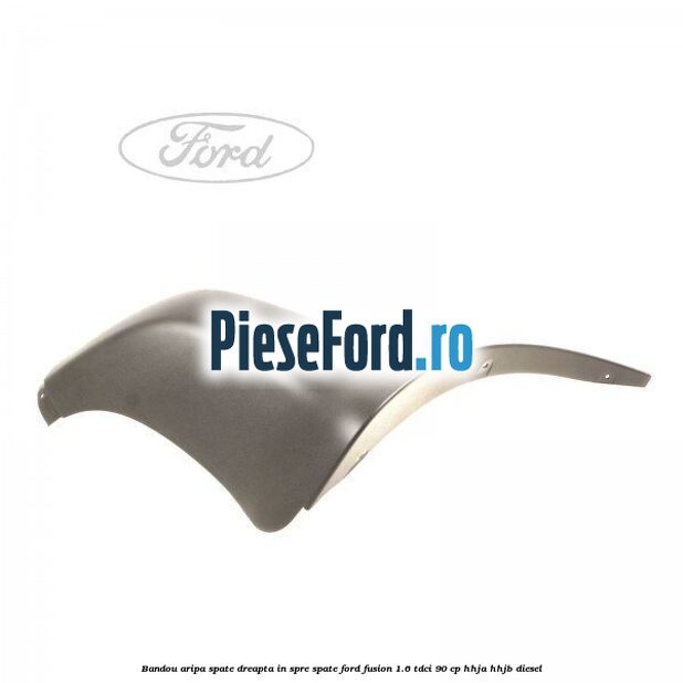 Bandou aripa spate dreapta in spre spate Ford Fusion 1.6 TDCi 90 cp Bandou aripa spate dreapta in spre spate Ford Fusion 1.6 TDCi 90 cp HHJA, HHJB diesel