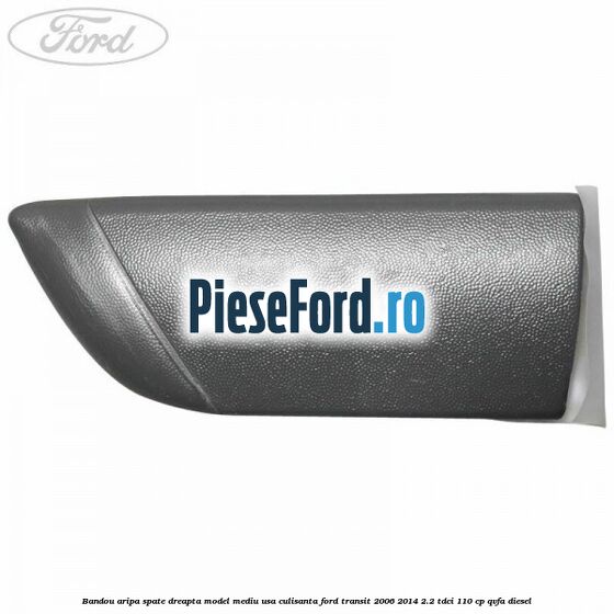 Bandou aripa spate dreapta model mediu usa culisanta Ford Transit 2006-2014 2.2 TDCi 110 cp QVFA diesel