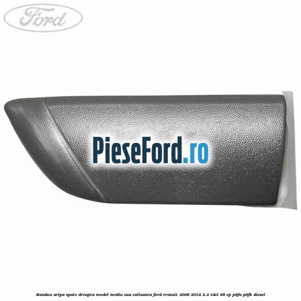 Bandou aripa spate dreapta model mediu usa culisanta Ford Transit 2006-2014 2.2 TDCi 85 cp P8FA, P8FB diesel