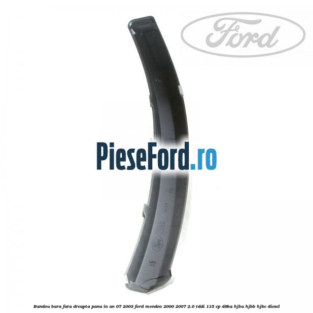 Bandou bara fata dreapta pana in an 07/2003 Ford Mondeo 2000-2007 2.0 TDDI 115 cp D6BA, HJBA, HJBB, HJBC diesel