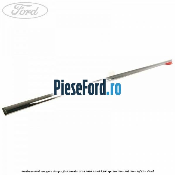 Bandou central usa spate dreapta Ford Mondeo 2014-2018 2.0 TDCi 150 cp T7CA, T7CC, T7CD, T7CE, T7CF, T7CN diesel