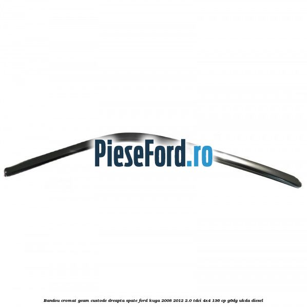 Bandou cromat geam custode dreapta spate Ford Kuga 2008-2012 2.0 TDCi 4x4 136 cp G6DG, UKDA diesel