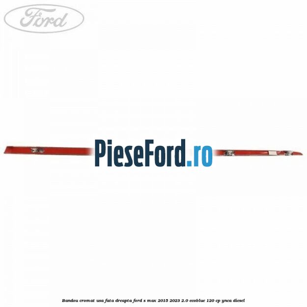 Bandou cromat usa fata dreapta Ford S-Max 2015-2023 2.0 EcoBlue 120 cp YNCA diesel