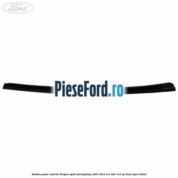 Bandou geam custode dreapta spate Ford Galaxy 2007-2014 2.0 TDCi 115 cp KLWA, TYWA diesel