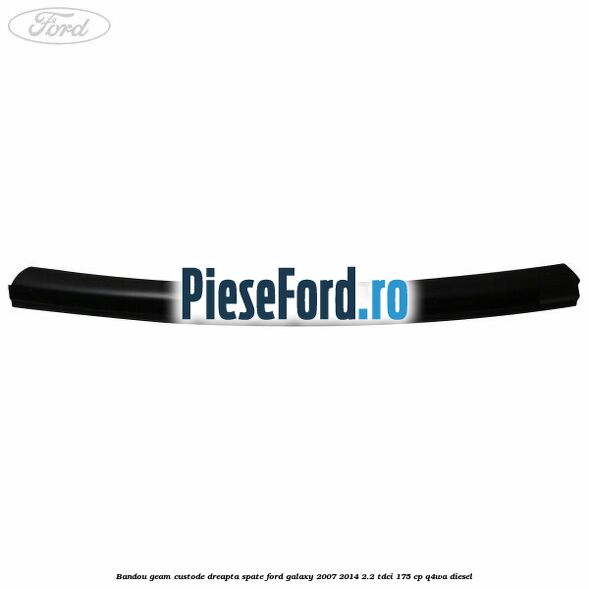 Bandou geam custode dreapta spate Ford Galaxy 2007-2014 2.2 TDCi 175 cp Q4WA diesel