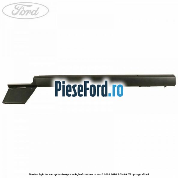 Bandou inferior usa spate dreapta SWB Ford Tourneo Connect 2013-2018 1.5 TDCi 75 cp XUGA diesel