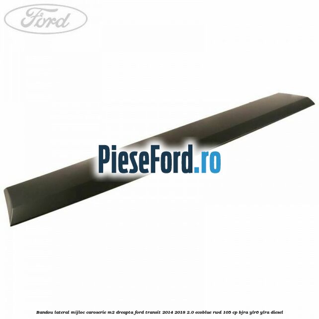 Bandou lateral mijloc caroserie M2 dreapta Ford Transit 2014-2018 2.0 EcoBlue RWD 105 cp Bandou lateral mijloc caroserie M2 dreapta Ford Transit 2014-2018 2.0 EcoBlue RWD 105 cp BJRA, YLR6, YLRA diesel