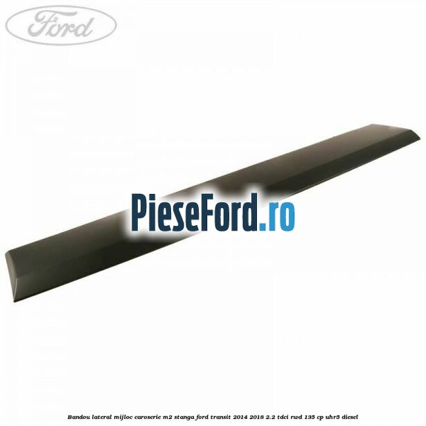 Bandou lateral mijloc caroserie M2 stanga Ford Transit 2014-2018 2.2 TDCi RWD 135 cp UHR5 diesel