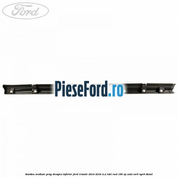 Bandou medium prag dreapta inferior Ford Transit 2014-2018 2.2 TDCi RWD 155 cp CV24, CVR5, UYR6 diesel