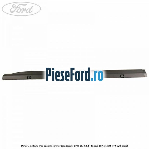 Bandou medium prag dreapta inferior Ford Transit 2014-2018 2.2 TDCi RWD 155 cp CV24, CVR5, UYR6 diesel