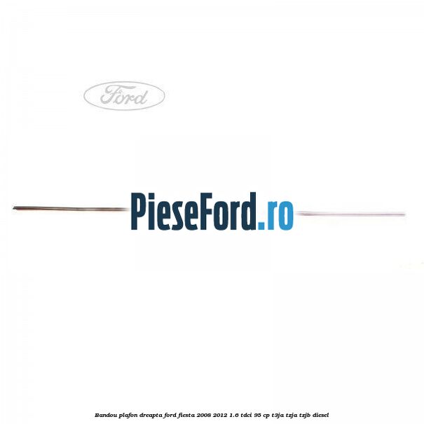 Bandou plafon dreapta Ford Fiesta 2008-2012 1.6 TDCi 95 cp T3JA, TZJA, TZJB diesel