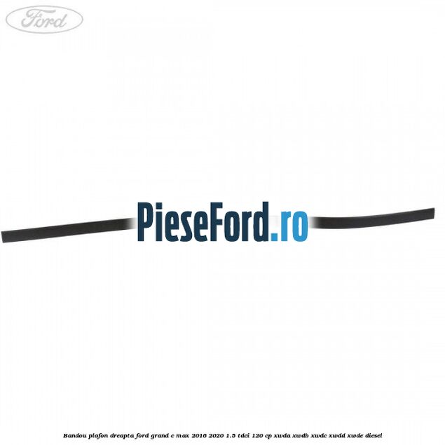 Bandou plafon dreapta Ford Grand C-Max 2016-2020 1.5 TDCi 120 cp XWDA, XWDB, XWDC, XWDD, XWDE diesel