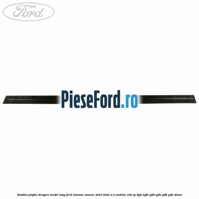 Bandou plafon dreapta model lung Ford Tourneo Custom 2019-2023 2.0 EcoBlue 105 cp BJFA, BJFB, YLF6, YLFA, YLFB, YLFS diesel