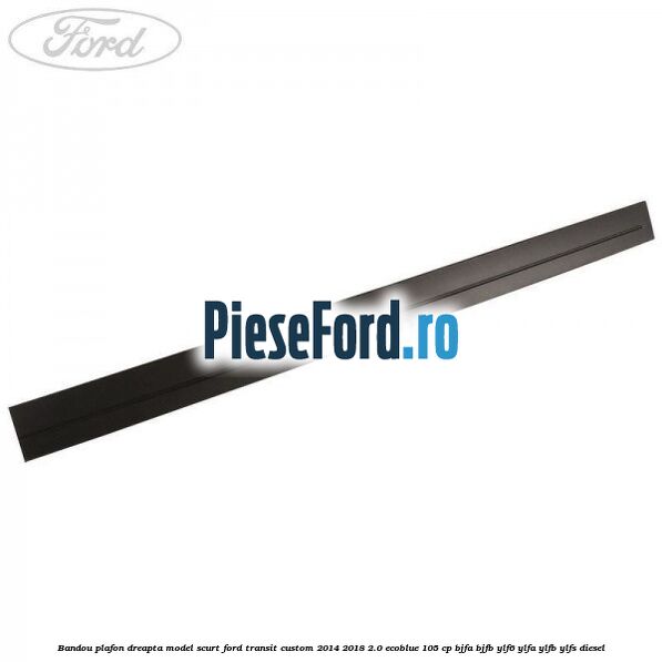 Bandou plafon dreapta model scurt Ford Transit Custom 2014-2018 2.0 EcoBlue 105 cp BJFA, BJFB, YLF6, YLFA, YLFB, YLFS diesel