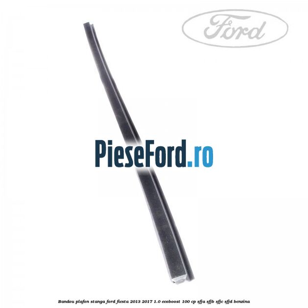 Bandou plafon stanga Ford Fiesta 2013-2017 1.0 EcoBoost 100 cp Bandou plafon stanga Ford Fiesta 2013-2017 1.0 EcoBoost 100 cp SFJA, SFJB, SFJC, SFJD benzina