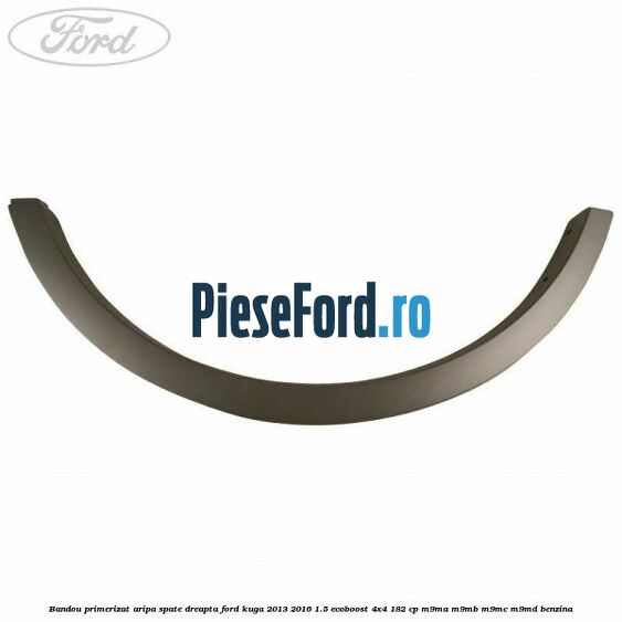 Bandou primerizat aripa spate dreapta Ford Kuga 2013-2016 1.5 EcoBoost 4x4 182 cp M9MA, M9MB, M9MC, M9MD benzina