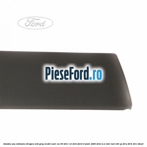 Bandou usa culisanta dreapta mid grey model scurt an 09/2011-12/2013 Ford Transit 2006-2014 2.2 TDCi RWD 100 cp DRRA, DRRB, DRRC diesel