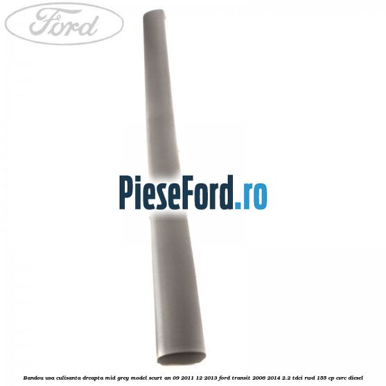 Bandou usa culisanta dreapta mid grey model scurt an 09/2011-12/2013 Ford Transit 2006-2014 2.2 TDCi RWD 155 cp CVRC diesel