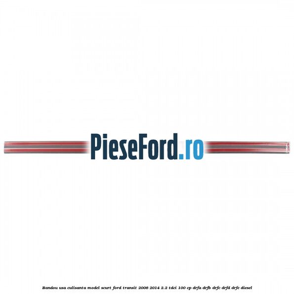 Bandou usa culisanta model scurt Ford Transit 2006-2014 2.2 TDCi 100 cp DRFA, DRFB, DRFC, DRFD, DRFE diesel