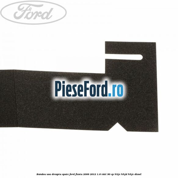 Bandou usa dreapta spate Ford Fiesta 2008-2012 1.6 TDCi 90 cp HHJC, HHJD, HHJE diesel