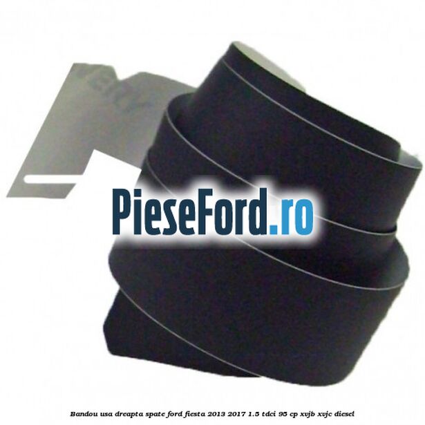 Bandou usa dreapta spate Ford Fiesta 2013-2017 1.5 TDCi 95 cp XVJB, XVJC diesel