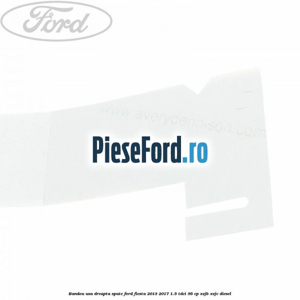 Bandou usa dreapta spate Ford Fiesta 2013-2017 1.5 TDCi 95 cp XVJB, XVJC diesel